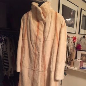 SAGA mink fur coat 3/4 length supreme quality